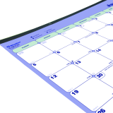 Blueline® Monthly Desk/Wall Calendar 21-1/4" x 16" English