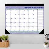 Blueline® Monthly Desk/Wall Calendar 21-1/4" x 16" Bilingual