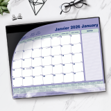 Blueline® Monthly Desk/Wall Calendar Pad Refill 23-1/2" x 18-1/4" Bilingual