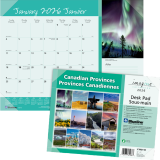 Blueline® Desk Pad Canadian Province 22" x 17" Bilingual