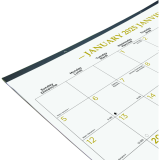 Blueline® Gold Collection Monthly Desk Pad 22" x 17" Bilingual