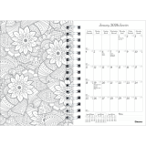 Blueline® DoodlePlan™ Weekly/Monthly Planner 8"x5" Botanica Bilingual