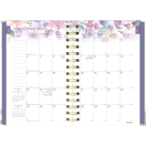 Blueline® CoilPro™ Passion Weekly/Monthly Planner 8"x5" Trilingual Floral Design