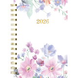Blueline® CoilPro™ Passion Weekly/Monthly Planner 8"x5" Trilingual Floral Design