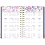 Blueline® CoilPro™ Passion Weekly/Monthly Planner 8"x5" Trilingual Floral Design