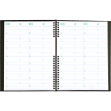 Blueline® Timanager® CoilPro™ Weekly Business Diary 10-1/4" x 7-5/8" English Black