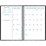 Blueline® Timanager® Weekly Planner English 9-1/6" x 5-7/8" Black