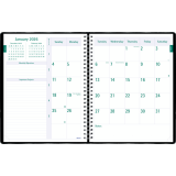 Blueline® Timanager® Weekly Planner 11"x8-1/2" English Black