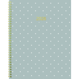 Blueline® Minimalist Monthly Planner 14 Month 11"x8-1/2" Bilingual Assorted Colours