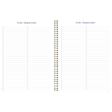 Blueline® Minimalist Monthly Planner 14 Month 11"x8-1/2" Bilingual Assorted Colours