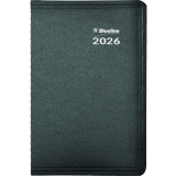 Blueline® Net Zero Carbon™ Daily Planner 8" x 5" Bilingual Black