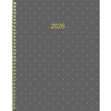 Blueline® Minimalist Weekly/Monthly Planner 12 Month 11" x 8-1/2" Bilingual Assorted Colours