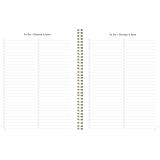 Blueline® Minimalist Weekly/Monthly Planner 12 Month 11" x 8-1/2" Bilingual Assorted Colours