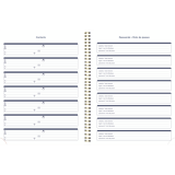 Blueline® Minimalist Weekly/Monthly Planner 12 Month 11" x 8-1/2" Bilingual Assorted Colours
