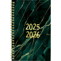 Blueline® Academic Weekly/Monthly Planner Poly Cover 8" x 5" Green
