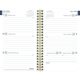 Blueline® Academic Weekly/Monthly Planner Poly Cover 8" x 5" Pink