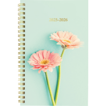Blueline® Academic Weekly/Monthly Planner 8" x 5" Daisy