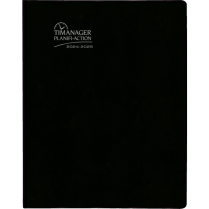 Blueline Timanager Academic Weekly 11" x 8-1/2" July to July Black