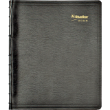 Blueline® MiracleBind™ Weekly Planner Soft Cover 11x9-1/16" Bilingual Black