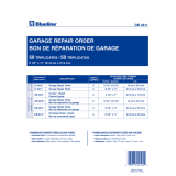 Blueline® Garage Repair Orders 3-part 50 sets 8-1/2" x 11" Bilingual
