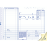 Blueline® Garage Repair Orders 3-part 50 sets 8-1/2" x 11" Bilingual