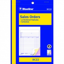 Blueline® Sales Orders 3-part 5-3/8x8" English