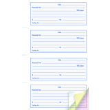 Blueline® Receipt Book 3-part 100 sets English