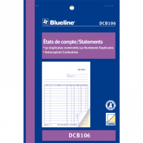 Blueline® Statement Book 2-part 5-3/8x8" Bilingual