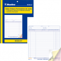 Blueline® Sales Orders 3-part 8-1/2x11" Bilingual
