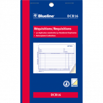 Blueline® Carbonless Requisition 2-part 4-1/4x7" Bilingual