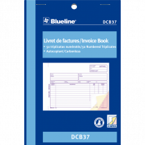 Blueline® Invoice Book 3-part 5-3/8x8" Bilingual