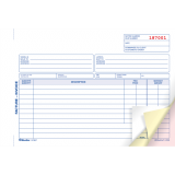 Blueline® Invoice Book 3-part 5-3/8x8" Bilingual