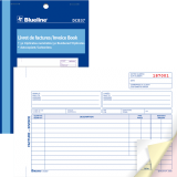 Blueline® Invoice Book 3-part 5-3/8x8" Bilingual