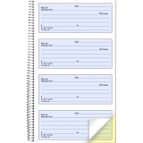 Blueline® Receipt Book 2-Part 200 sets Bilingual