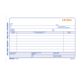 Blueline® Delivery Receipts 2-part 4-1/4x7" Bilingual