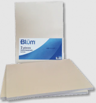 Blum Printmaking Lino Blocks White 4" x 6" x 3/8" 2/Pkg