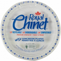 Paper Plates Royal Chinet 8-7/5" Extra Strong 40/Pkg