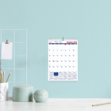 Brownline® Wall Calendar Monthly 8" x 11" English