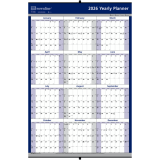 Brownline® Yearly Wall Calendar 24" x 36" English