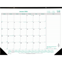 Brownline® Ecologix™ Monthly Desk Pad 22" x 17" English