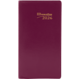 Brownline® Essential Monthly Pocket Planner Soft Cover 6-1/2" x 3-1/2" English Assorted Colours