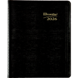 Brownline® Essential Monthly Diary 14 Month Twin Wire 8-7/8"x7-1/8" English Black