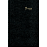 Brownline® Traditional Daily Hard Cover Journal Untimed 7-1/2"x5" English Black
