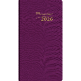Brownline® Traditional Daily Pocket Diary 6" x 3-1/8" Assorted Colours English