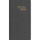 Brownline® Traditional Daily Pocket Diary 6" x 3-1/8" Assorted Colours English