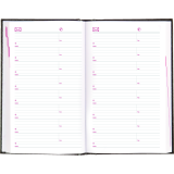 Brownline® Traditional Daily Planner Perfect Bound Hard Cover 8" x 5" English Black