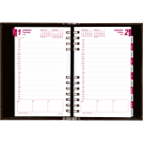 Brownline® CoilPro™ Daily Diary 8"x5" English Black