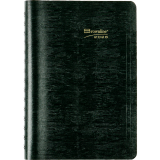 Brownline® Essential Daily Diary Twin Wire 8"x5" English Green