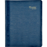 Brownline® Essential Weekly Diary Twin Wire 11" x 8-1/2" English Blue