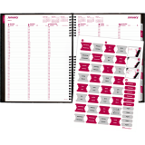 Brownline® CoilPro Weekly Diary 11x8-1/2" English Black